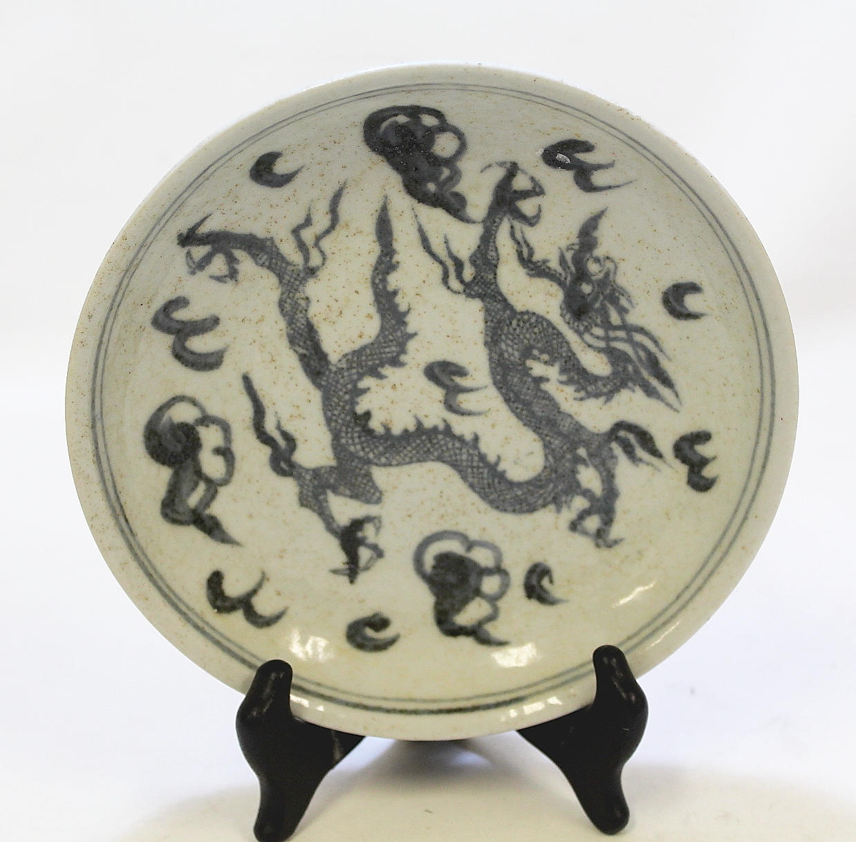 FAT, porslin, drakmotiv, Kina.