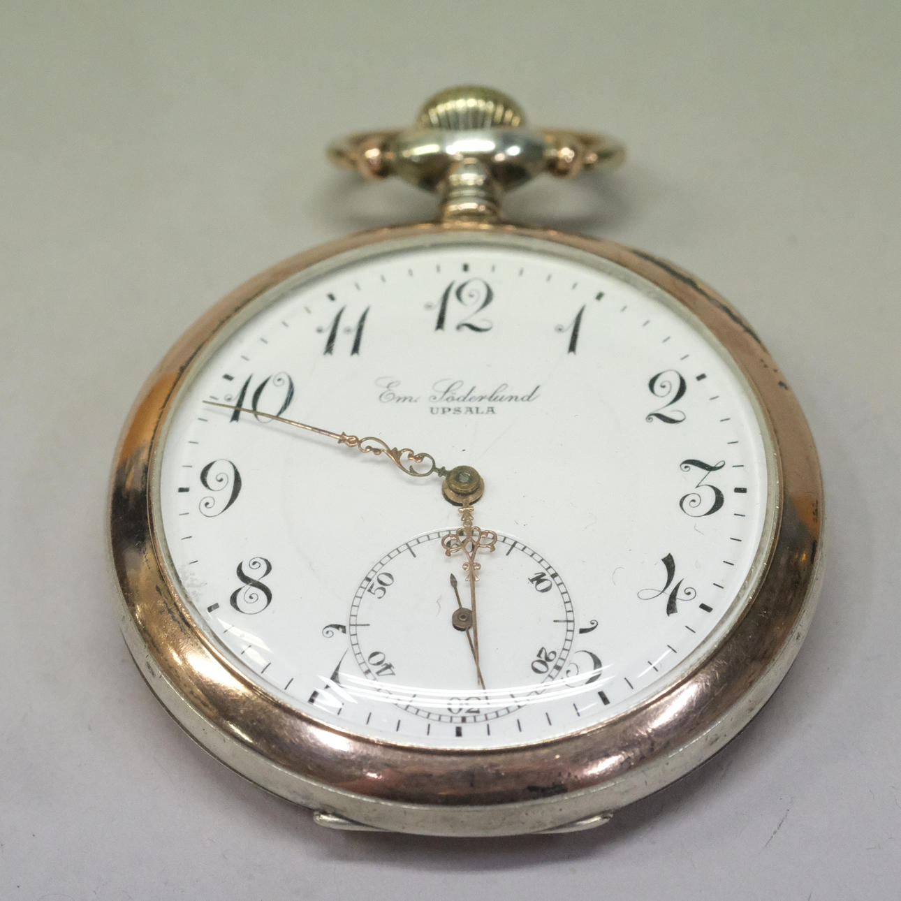【中古】 Goteborgs Finest GoteborgsSymfoniker Fickur Zenith Silver S800 Boett 52mm Grand Prix Paris 1900 S
