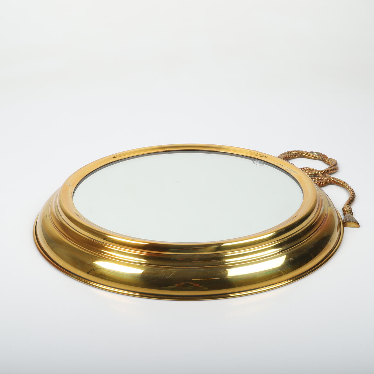 SPEGEL, förgylld metall, Spanien.