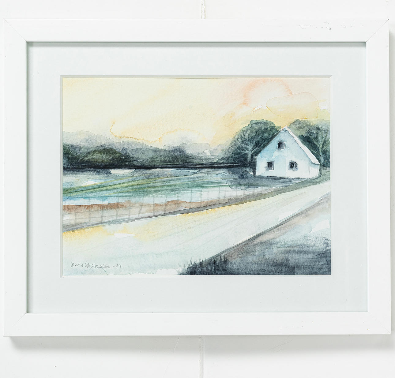 KARIN GUSTAFSSON, Watercolour, signed and dated -14.