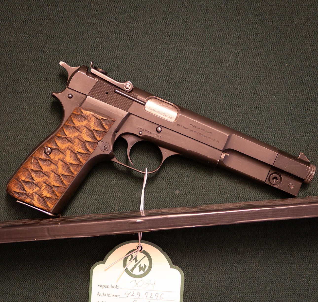 FN Model High power GP Competition Kal. 9x19 Atl. No.: 245PM57006 ...