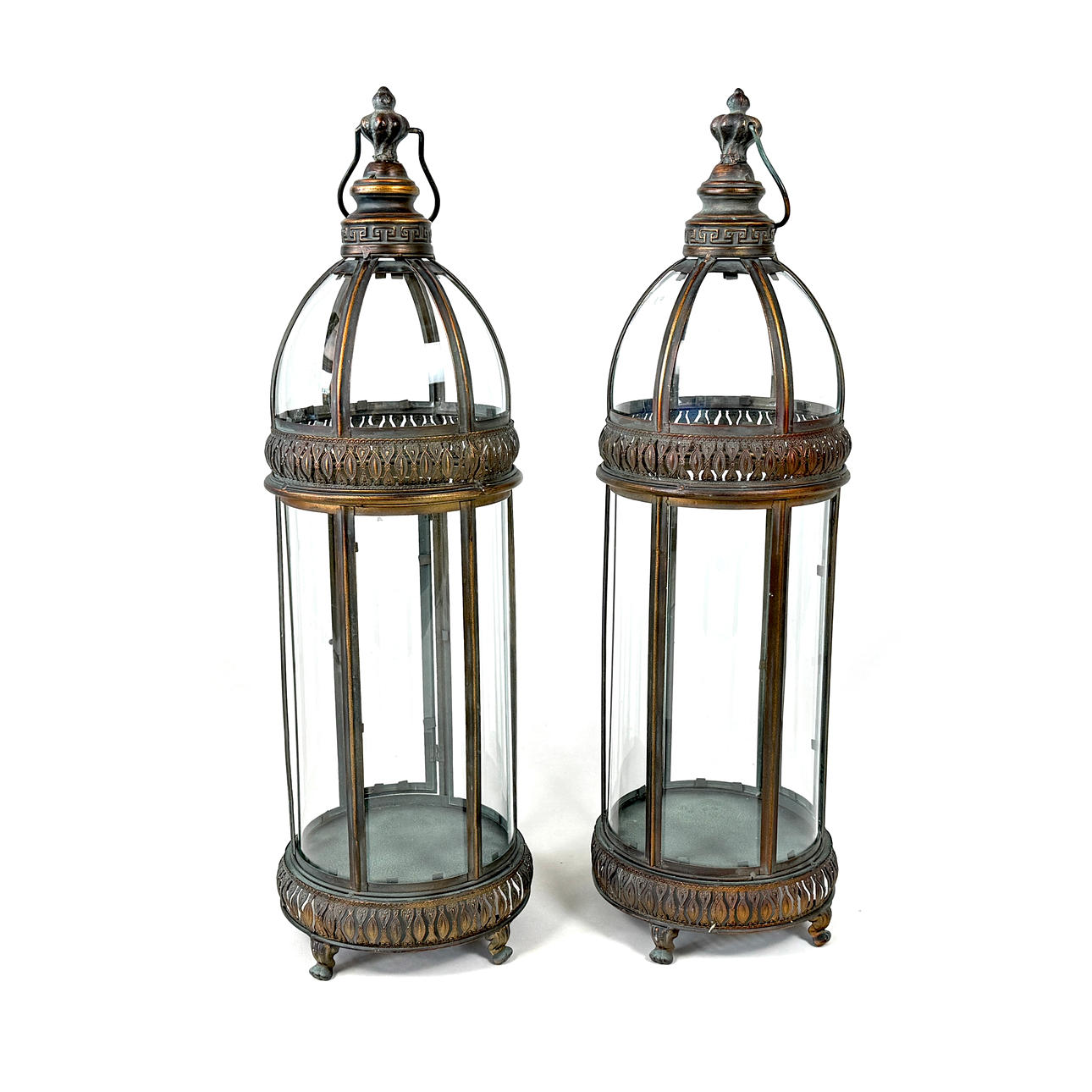 PAR STORA METALL- OCH GLASSTORMLYKTOR.