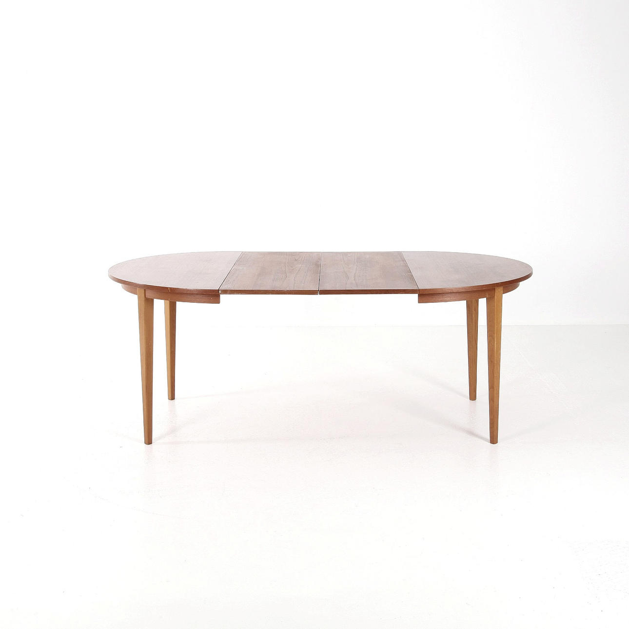 DINING TABLE WITH INSERTS, teak, 190 cm long Sweden 1960's.
