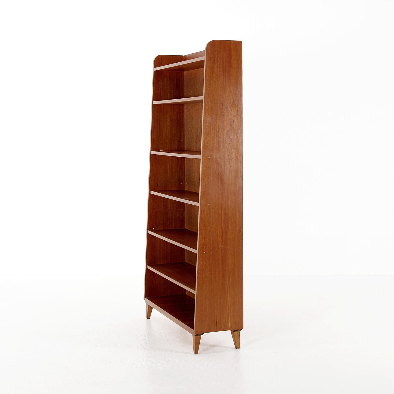 A teak bookcase, 1960s.