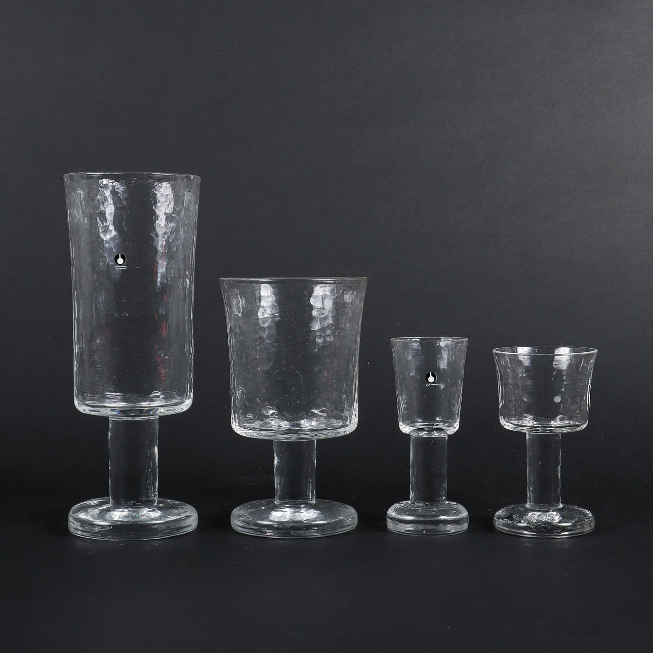 GLASSERVICE Pukeberg, Rustik.