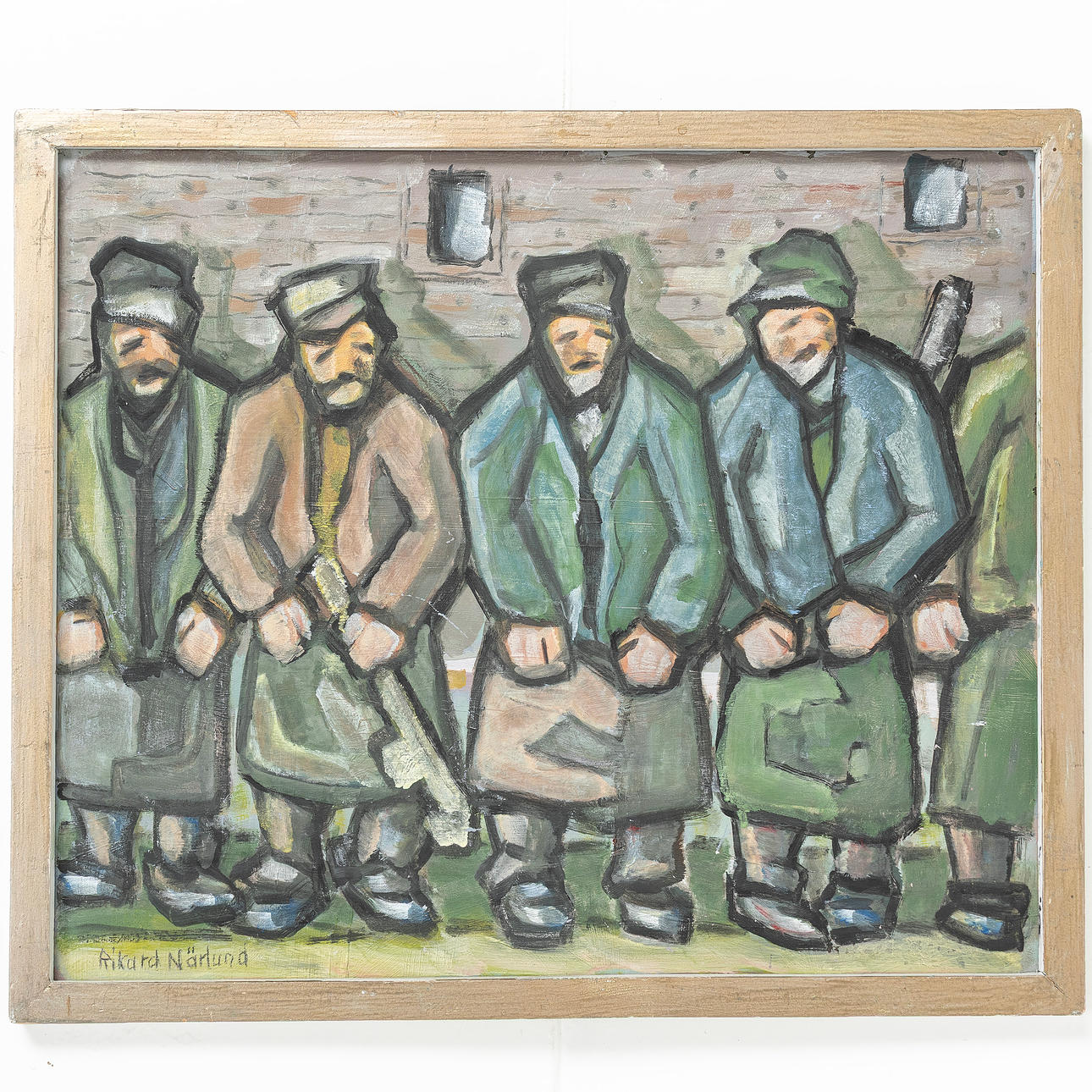 RICKARD NÄRLUND, Oil on panel, signed.