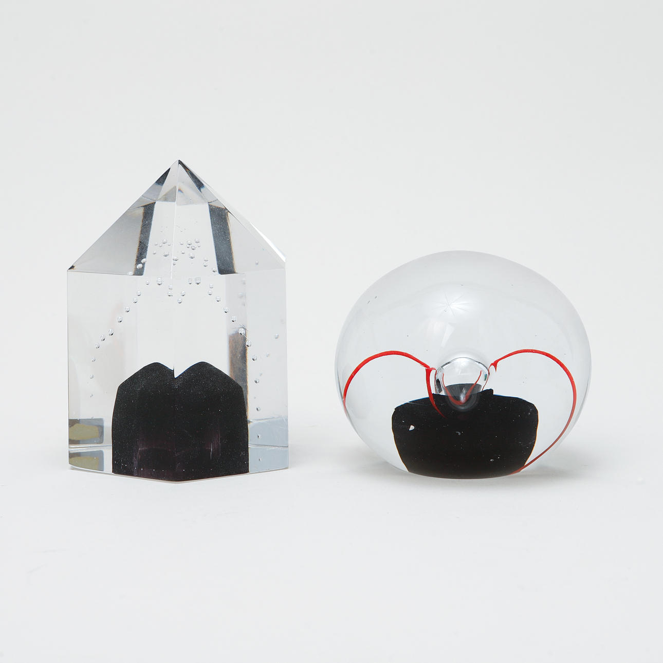 BERTIL VALLIEN. Glass objects, 6 pieces, Boda Kosta.