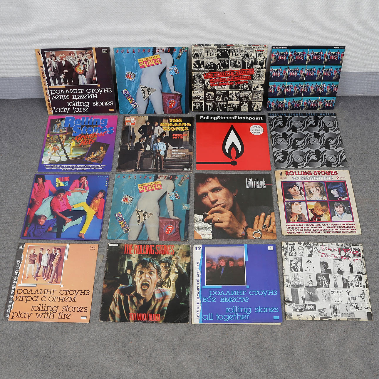 16 LPS JA LAATIKKOSETTI, RULLAAVAT KIVET.