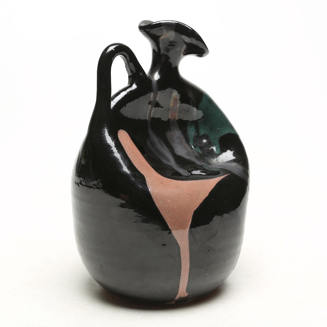 THOMAS BUXO. A ceramic vase, signed.