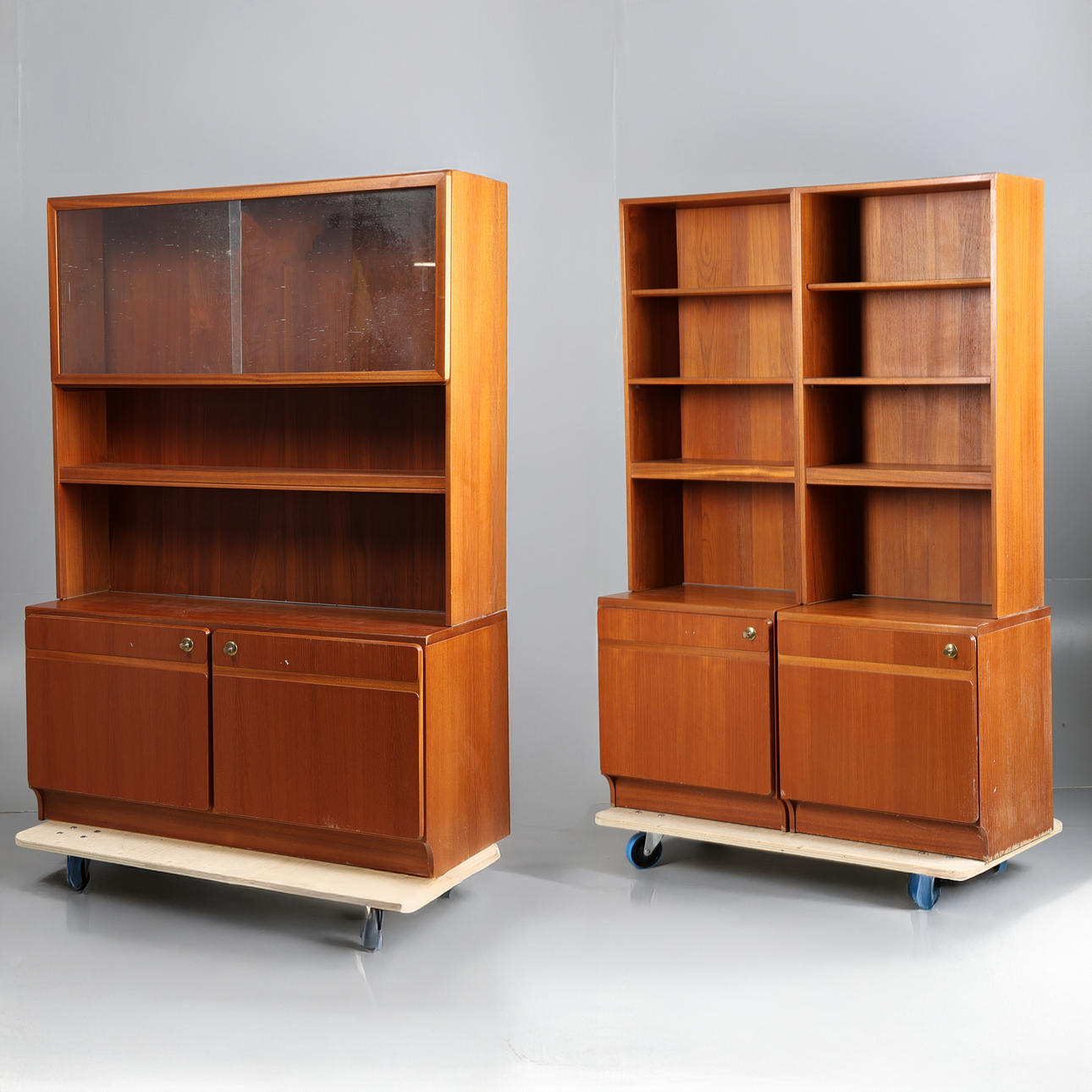 A. H. MCINTOSH TEAK WALL UNITS (3).
