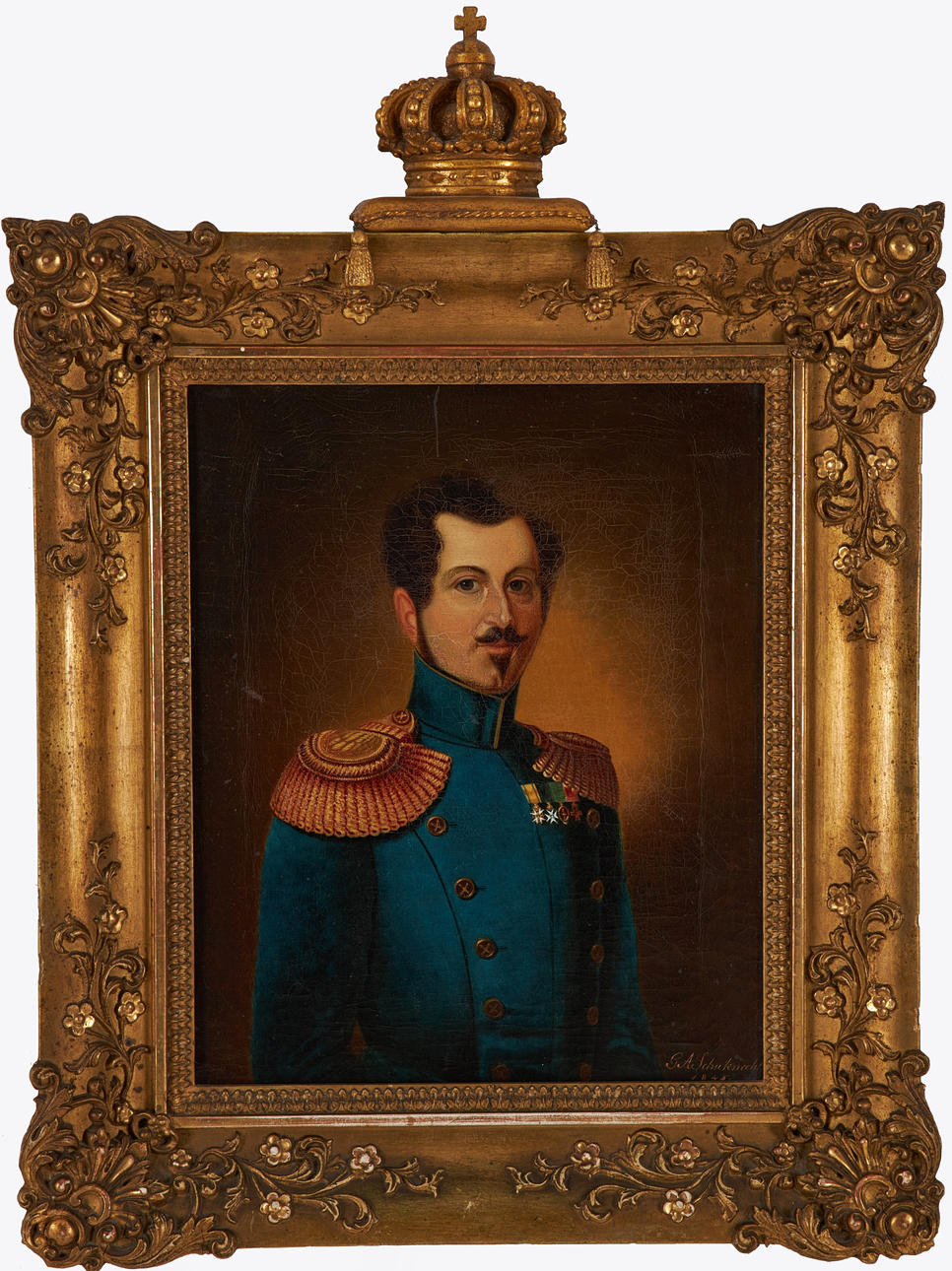 GUSTAF ADOLF SCHUKNECHT (1806-1881). Óscar I.