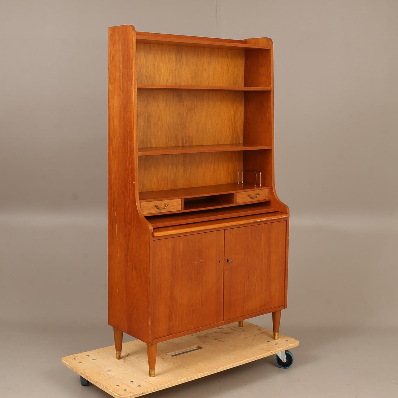 Reol, teak, 1950'erne/60'erne.