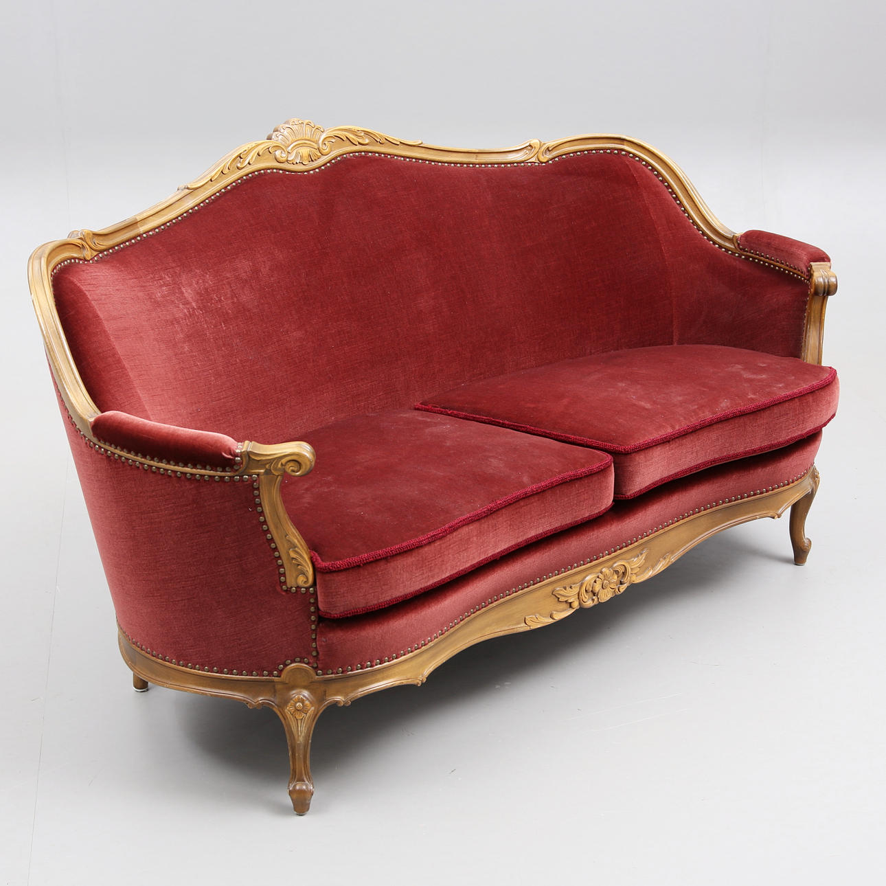 A rococo style sofa, 20th century.
