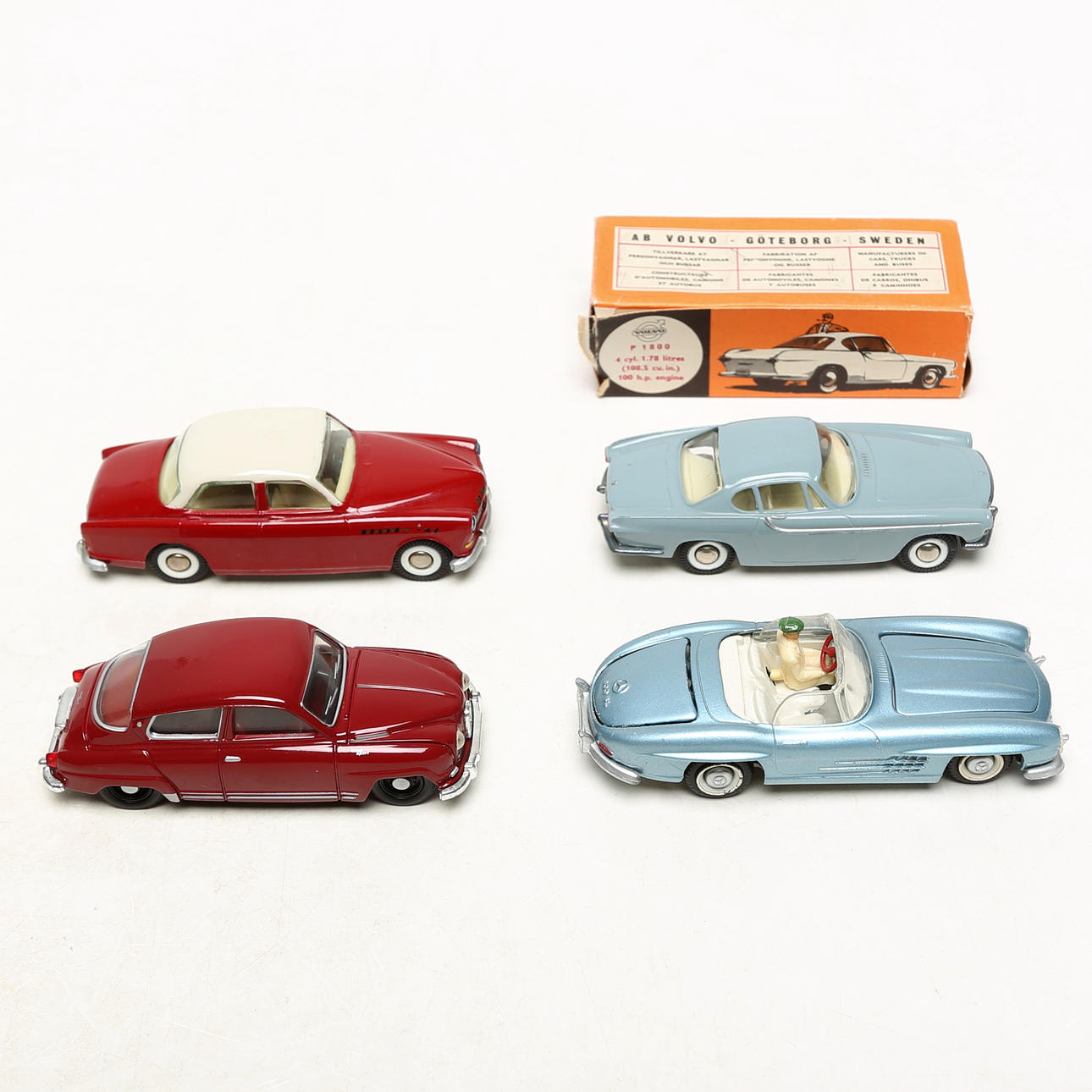 LEKSAKSBILAR, 4 st, Tekno och Corgi.