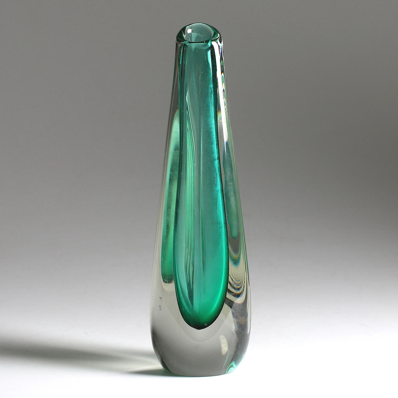 VAS, glas, Mikko Helander, signerad, Humppila, 1960-tal.