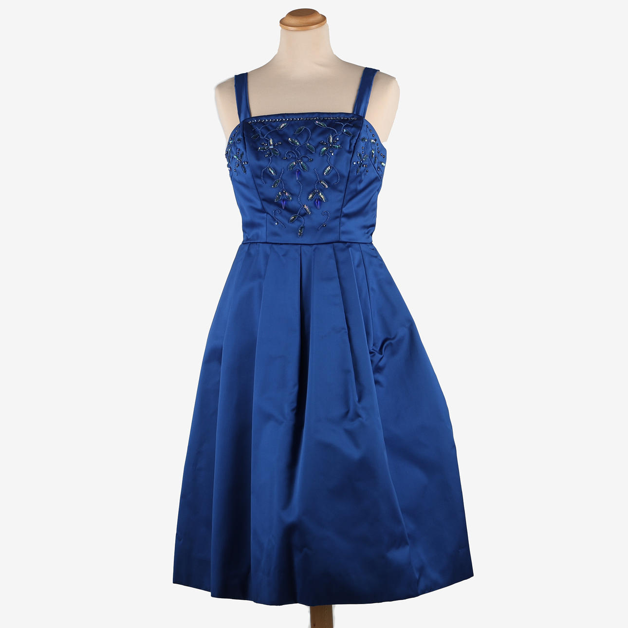princess polly baby blue dress 1950s Blue Print Draped Silk Wiggle Dress – Shrimpton Couture