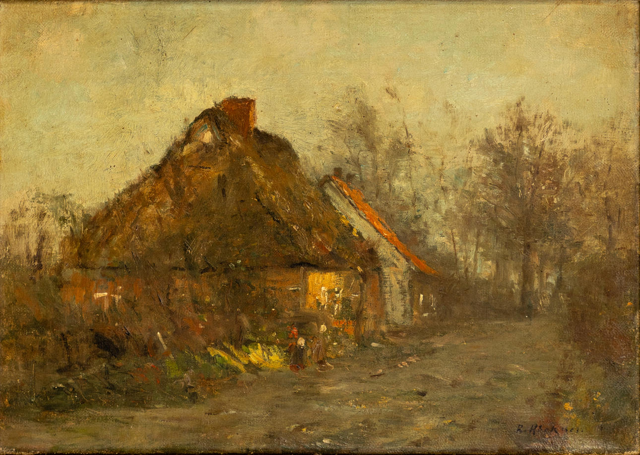 RUDOLF HÖCKNER (1864-1942). Bauernhäuser.