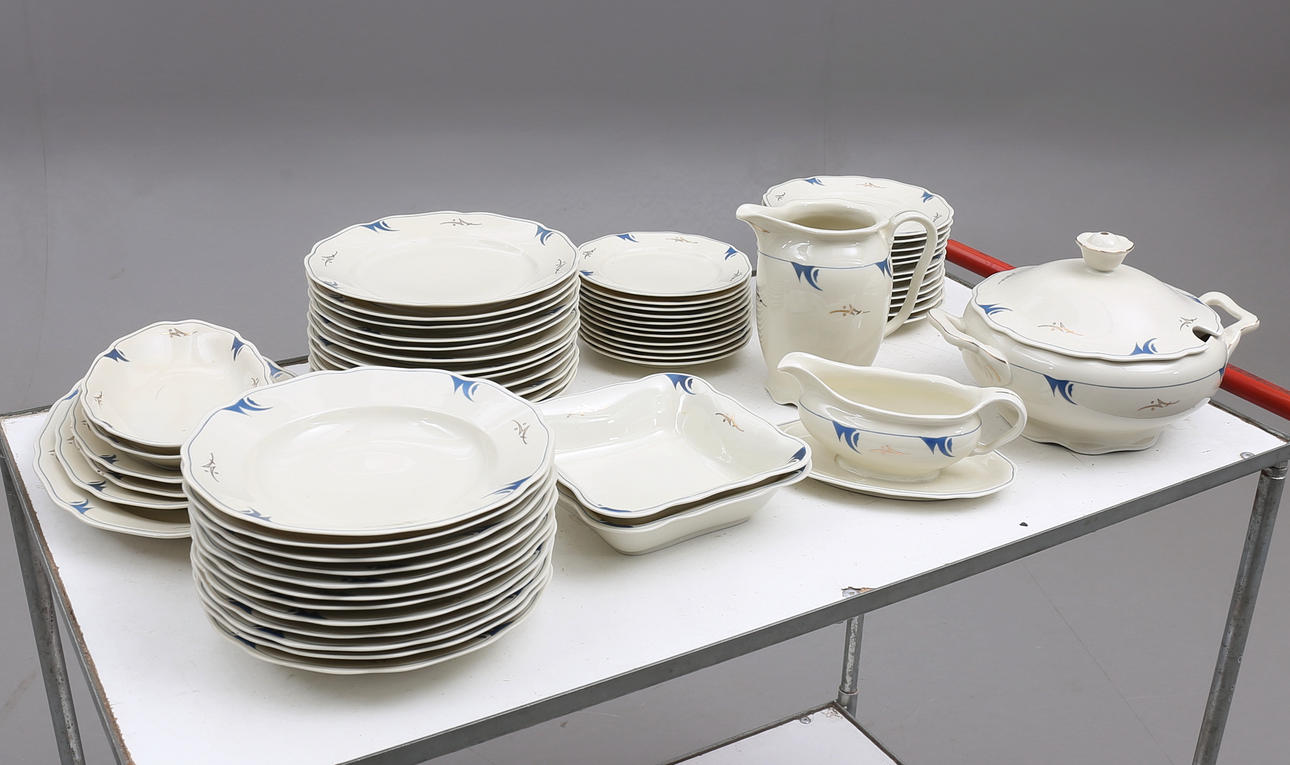 A 58-piece tableware set, imported.
