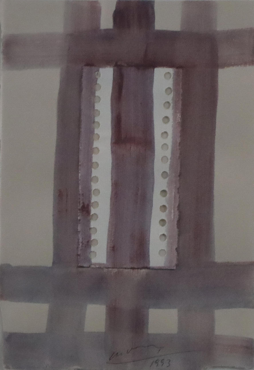 ROY, REINHARD. Ohne Titel, 1993, Mischtechnik/Collage.