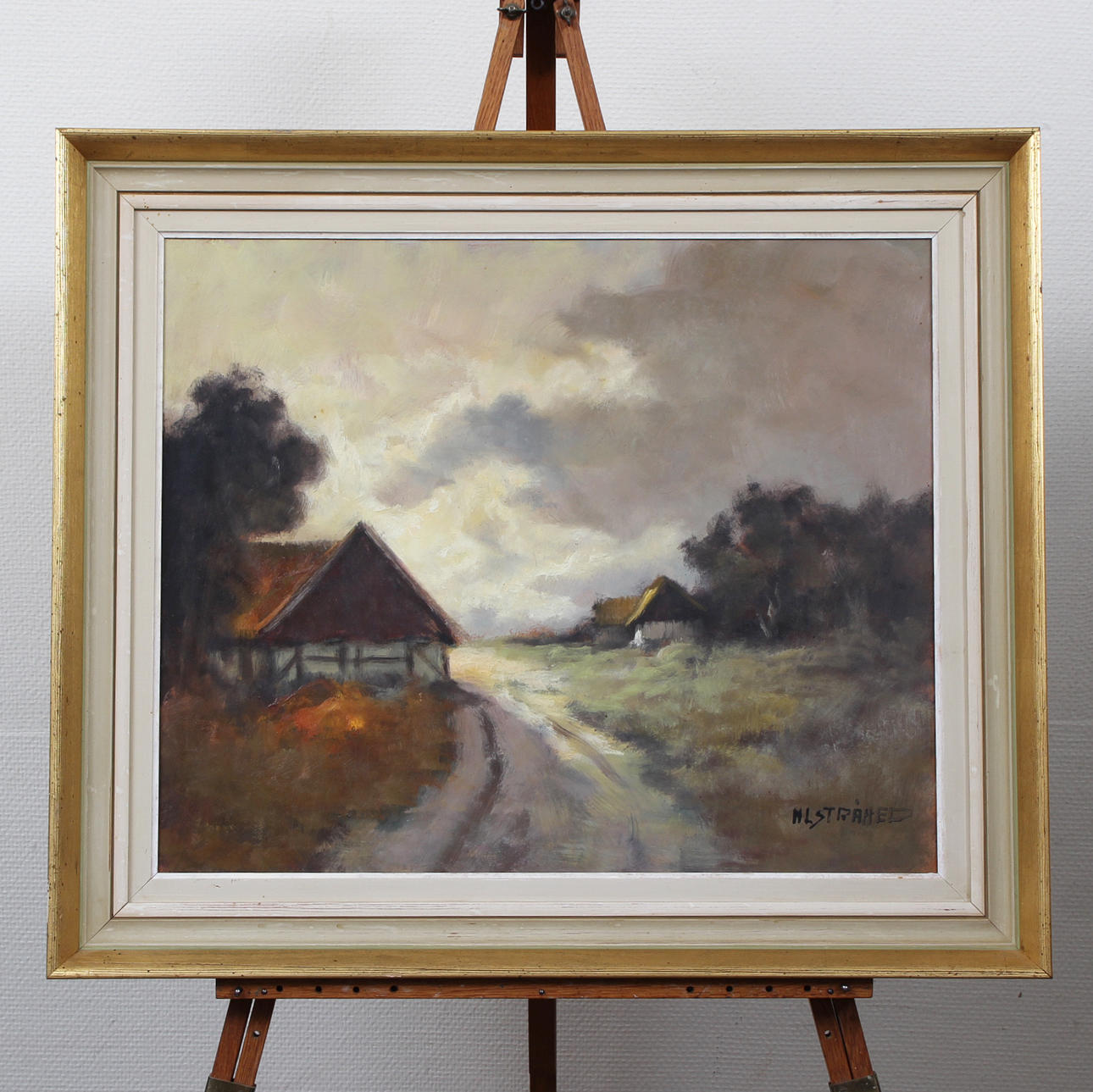 NIL'S BRILLIANCE. OIL ON PANEL, SIGNED, DATED NOV 1955.
