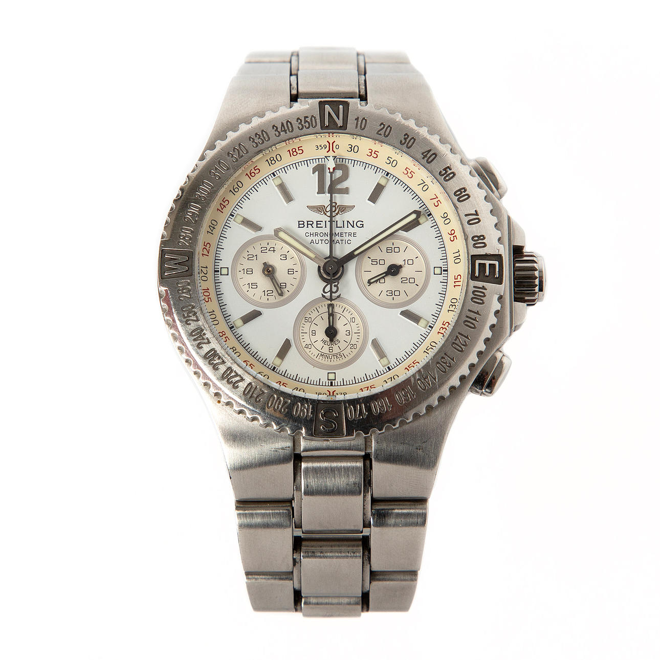 BREITLING, armbandsur, Hercules, stål, 2005.