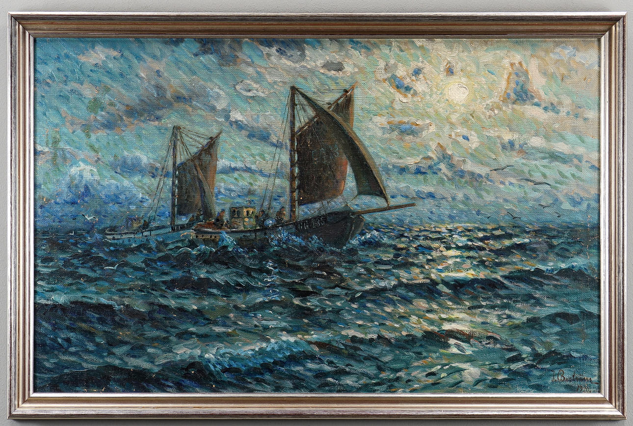 JOHN BOSTRÖM. Oil on canvas, 1920.