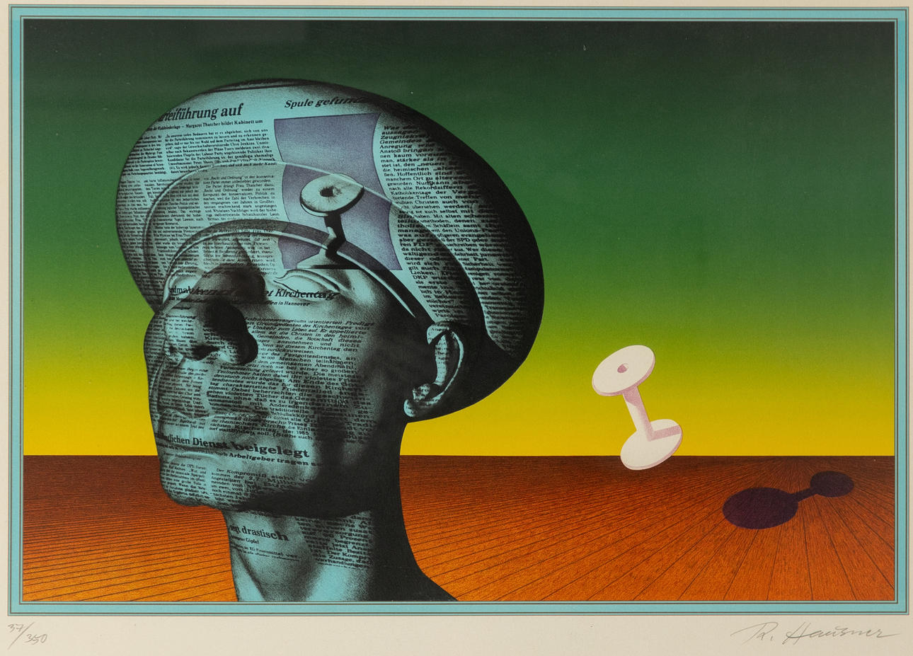 RUDOLF HAUSNER (1914-1995). Adam mit Spindel.