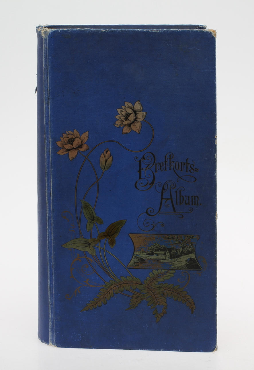 VYKORTSALBUM, med ca 300 kort.