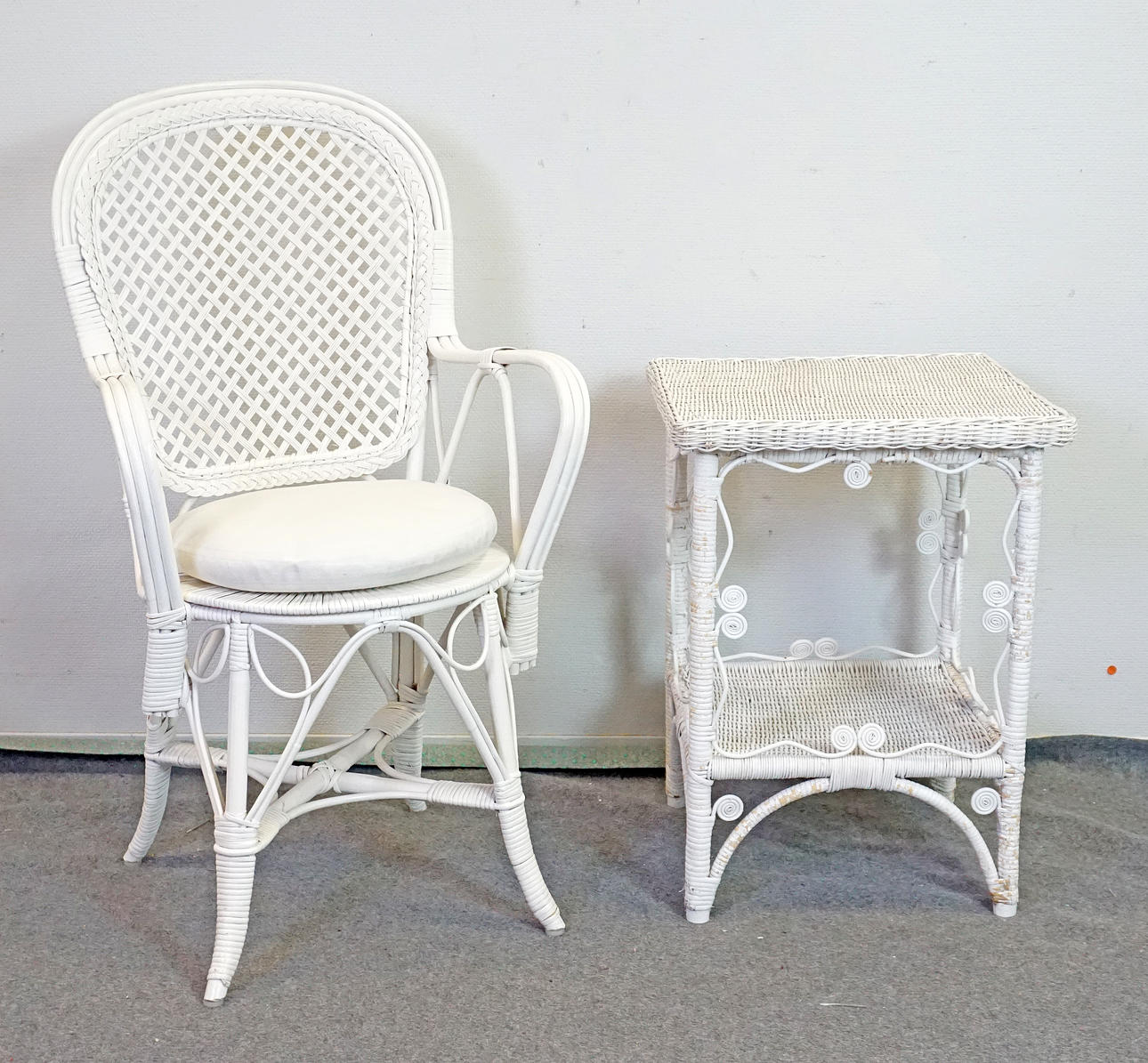 KURVSTOL + BORD, 2 stk.