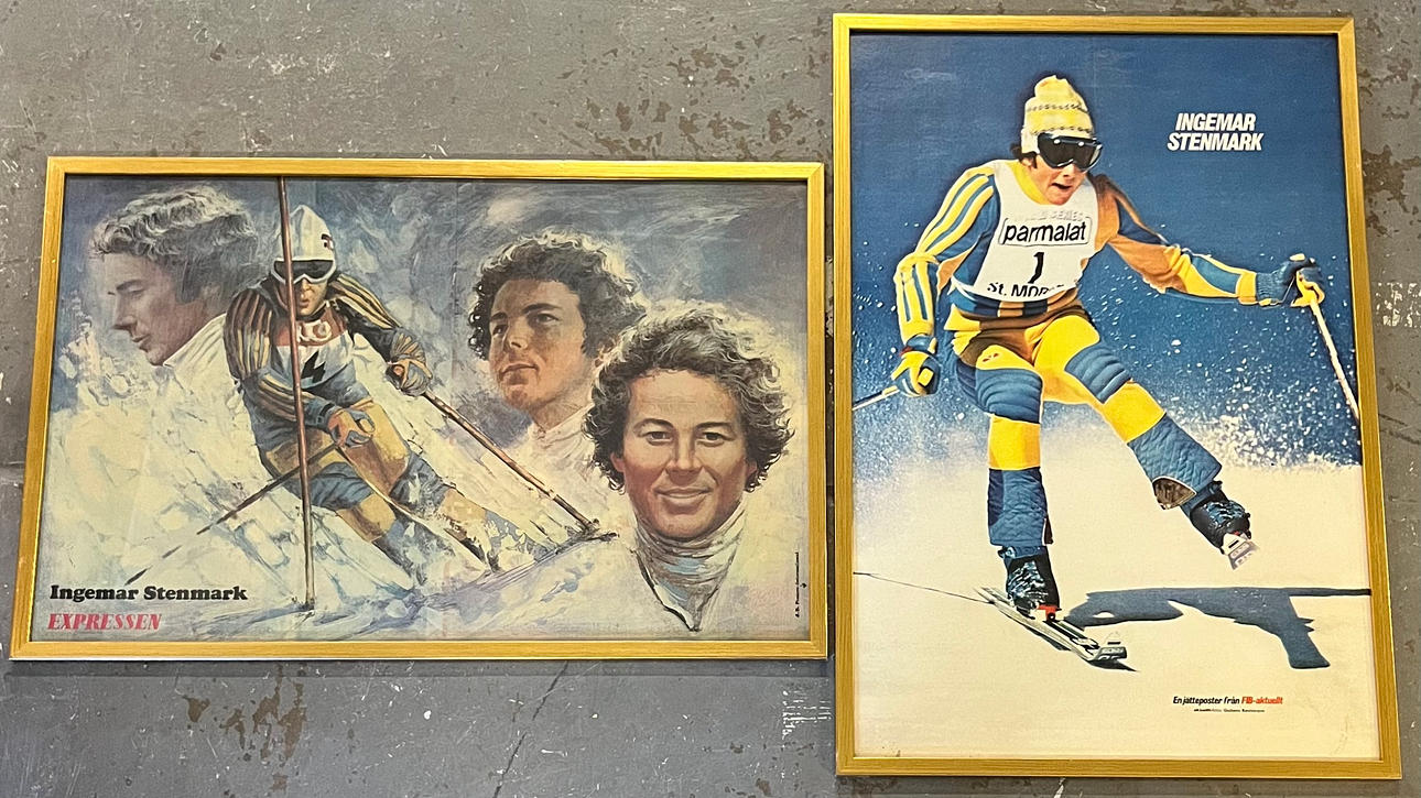 INGEMAR STENMARK. Poster, 2 pcs.