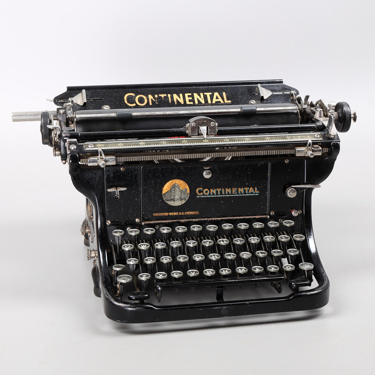 A Continental typewriter, early 20th century.