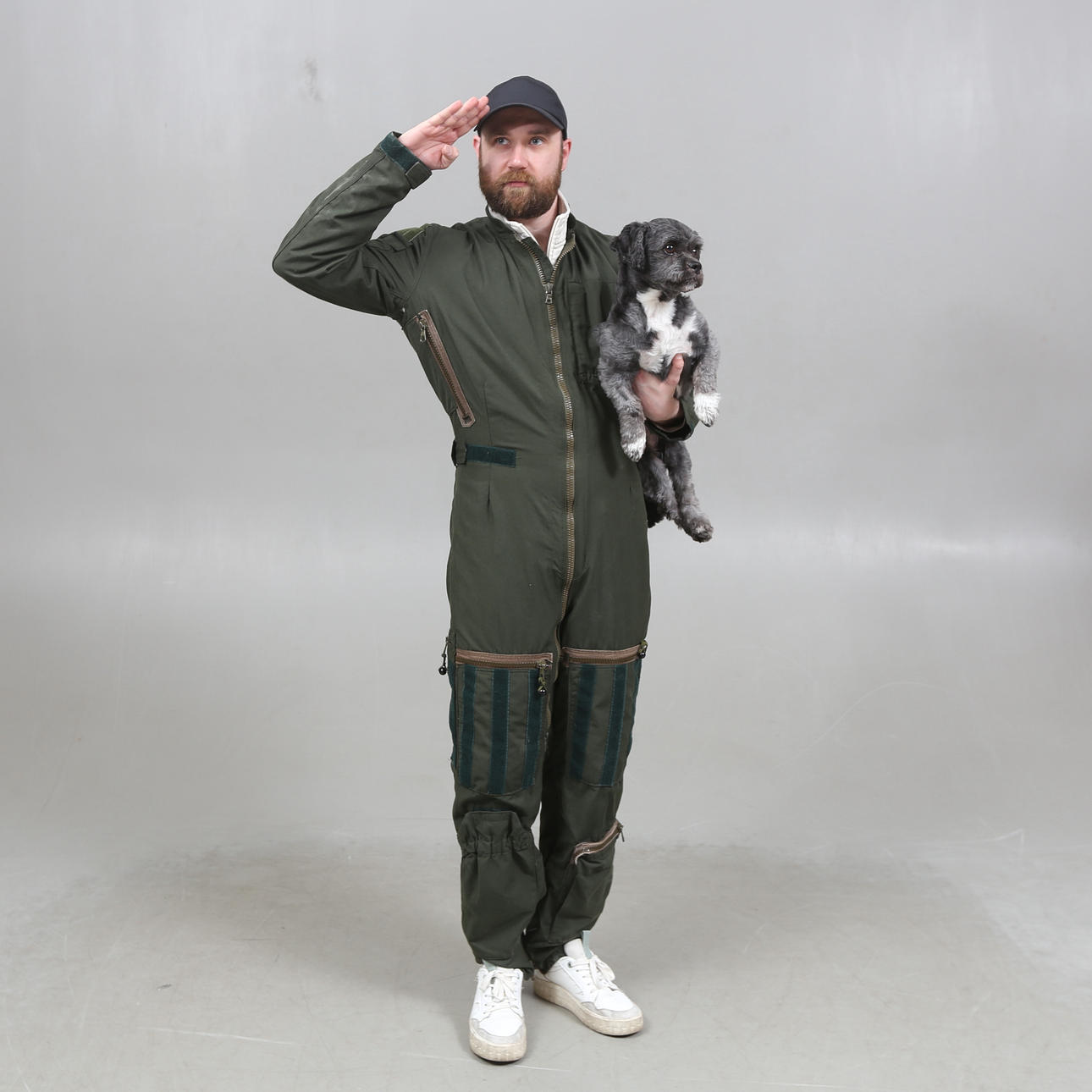 OVERALLS, Swedish Air Force, size C 148.