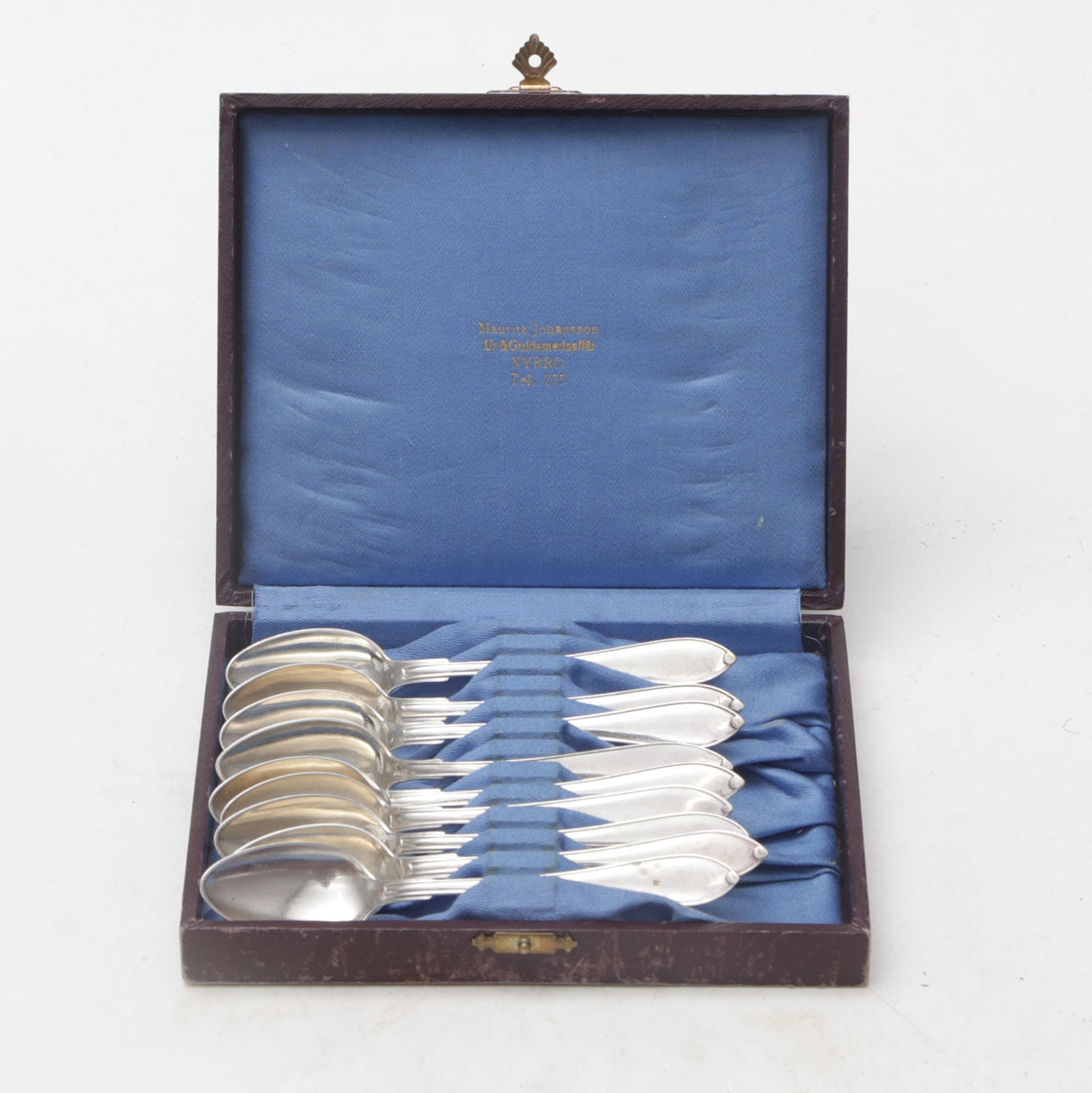 TESKEDAR 9 st, silver, Svenska modellen.