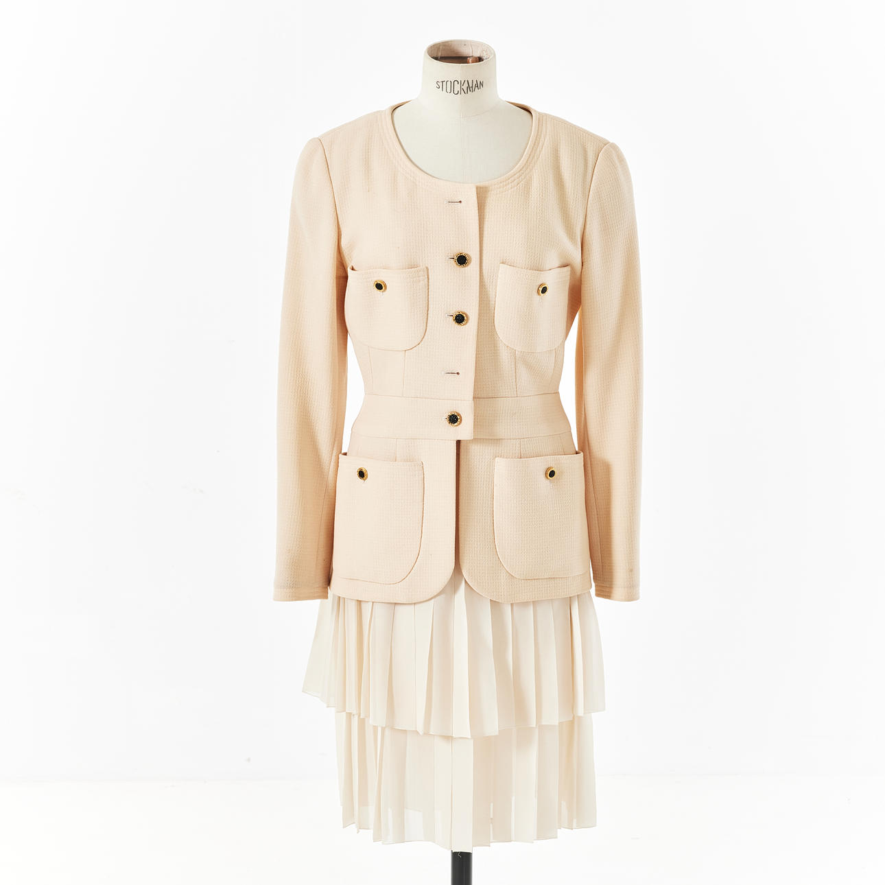 CHANEL, jacka samt kjol.