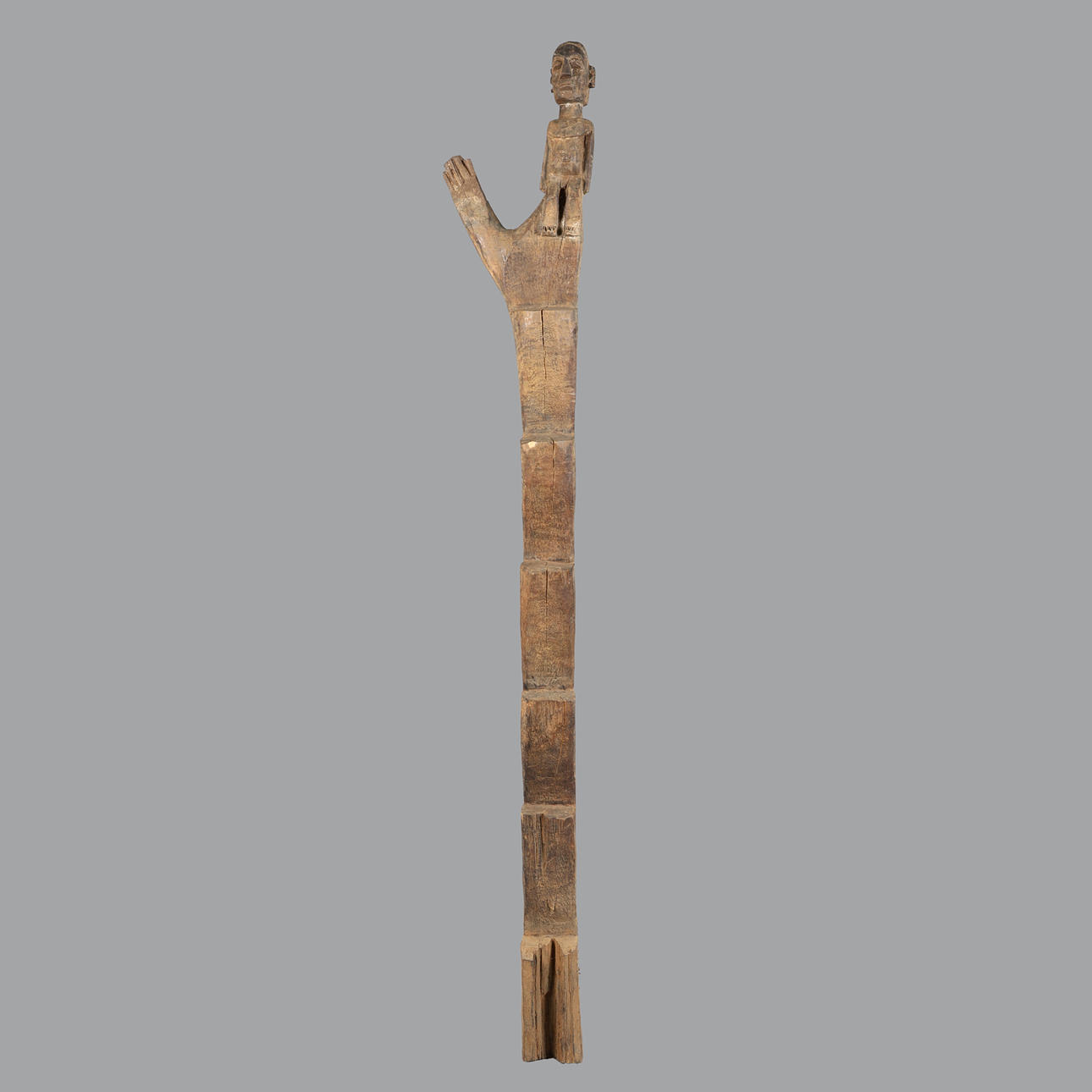 A LARGE DOGON LADDER, MALI.