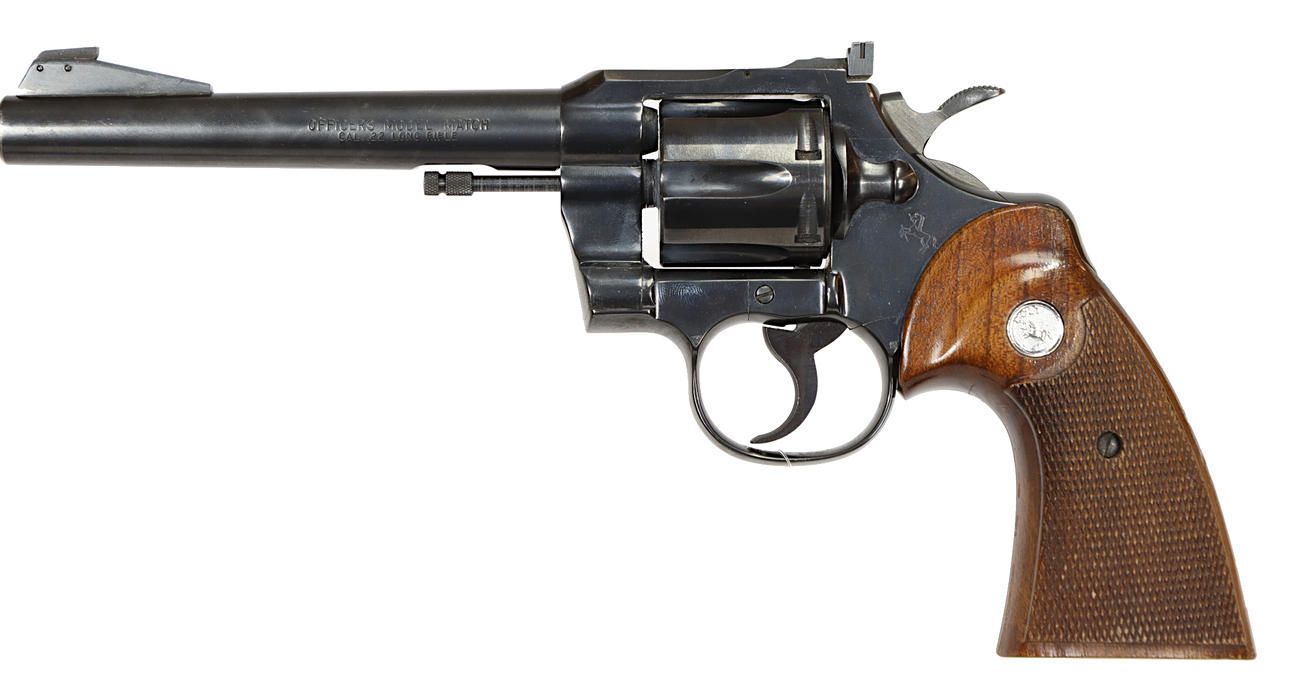 REVOLVER, Colt, Model Officers Model Match, calibre .22lr, no. 87474 ...