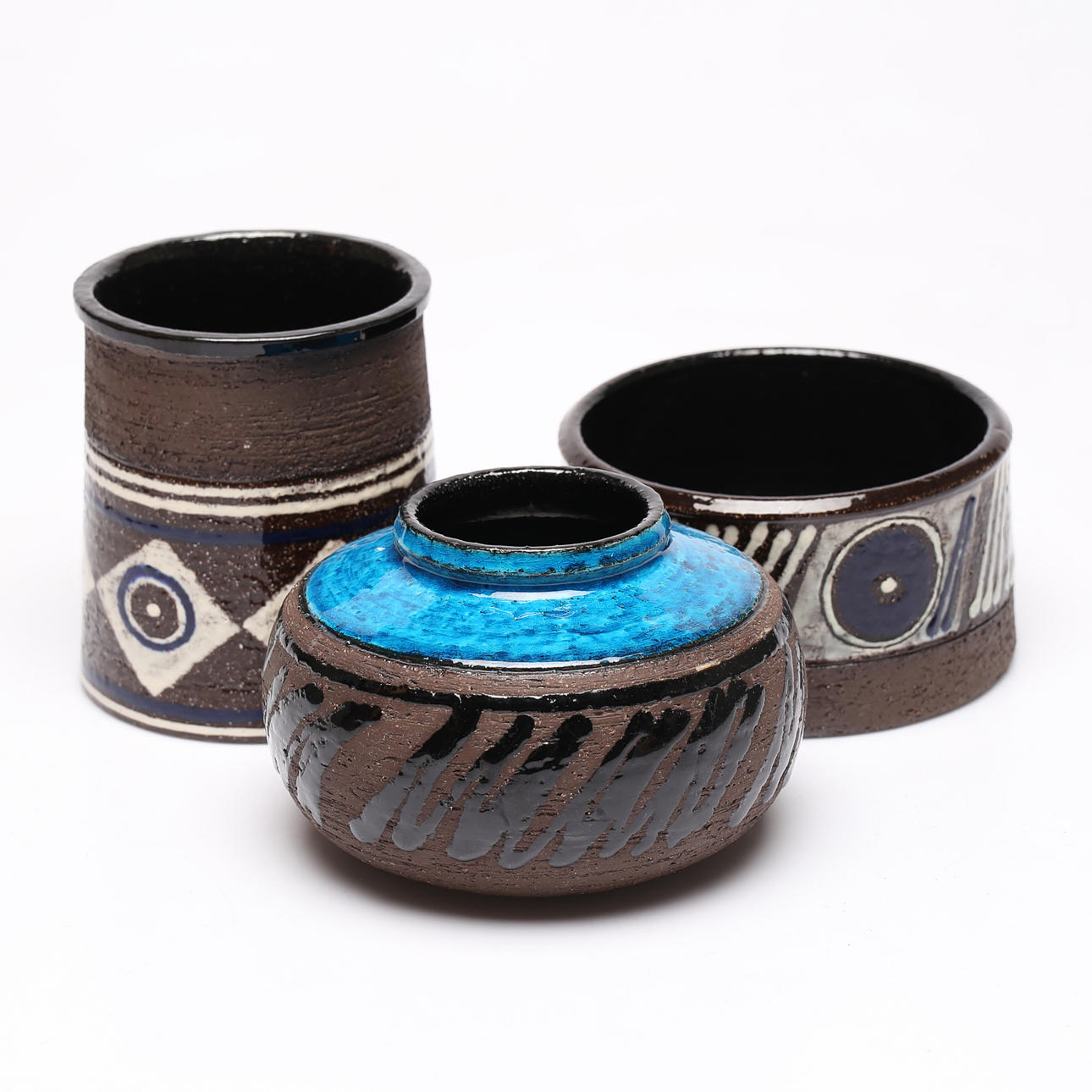 INGER PERSSON. Keramiikka, 3 delar, Rörstrand, Ateljé.