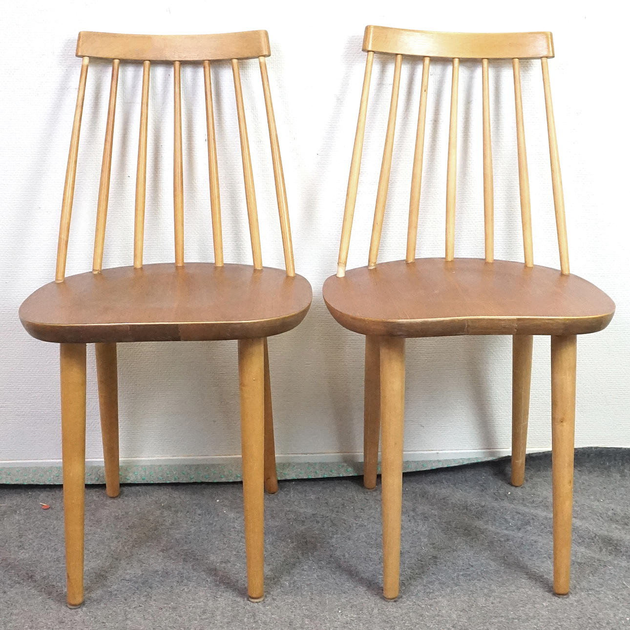 A pair of pushchairs, second half of the 20th century.