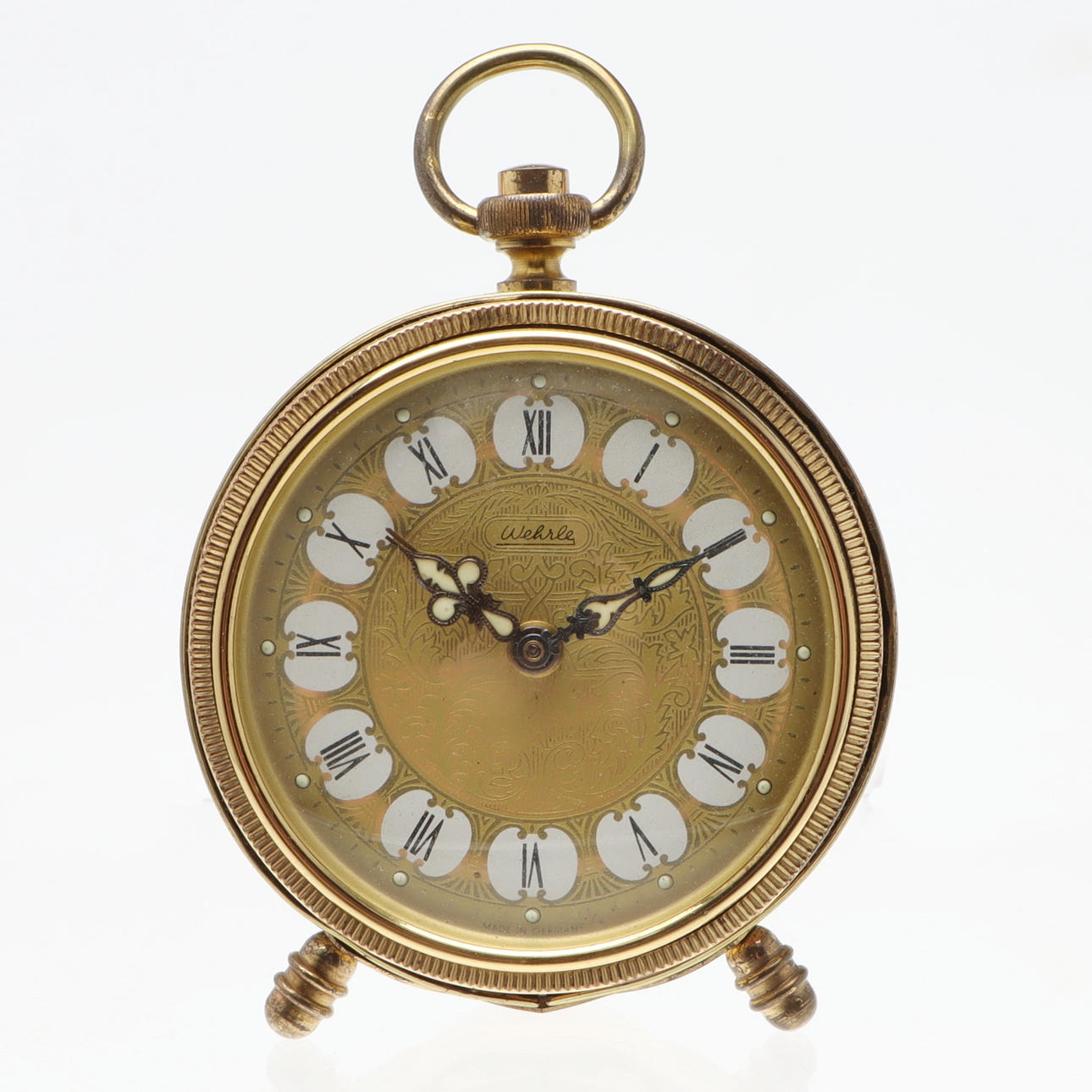 Ein Messingwecker, Wehrle, Deutschland.