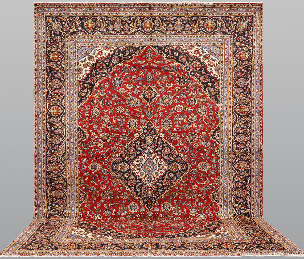 ORIENTTEPPICH. Keshan, 420 x 300 cm.