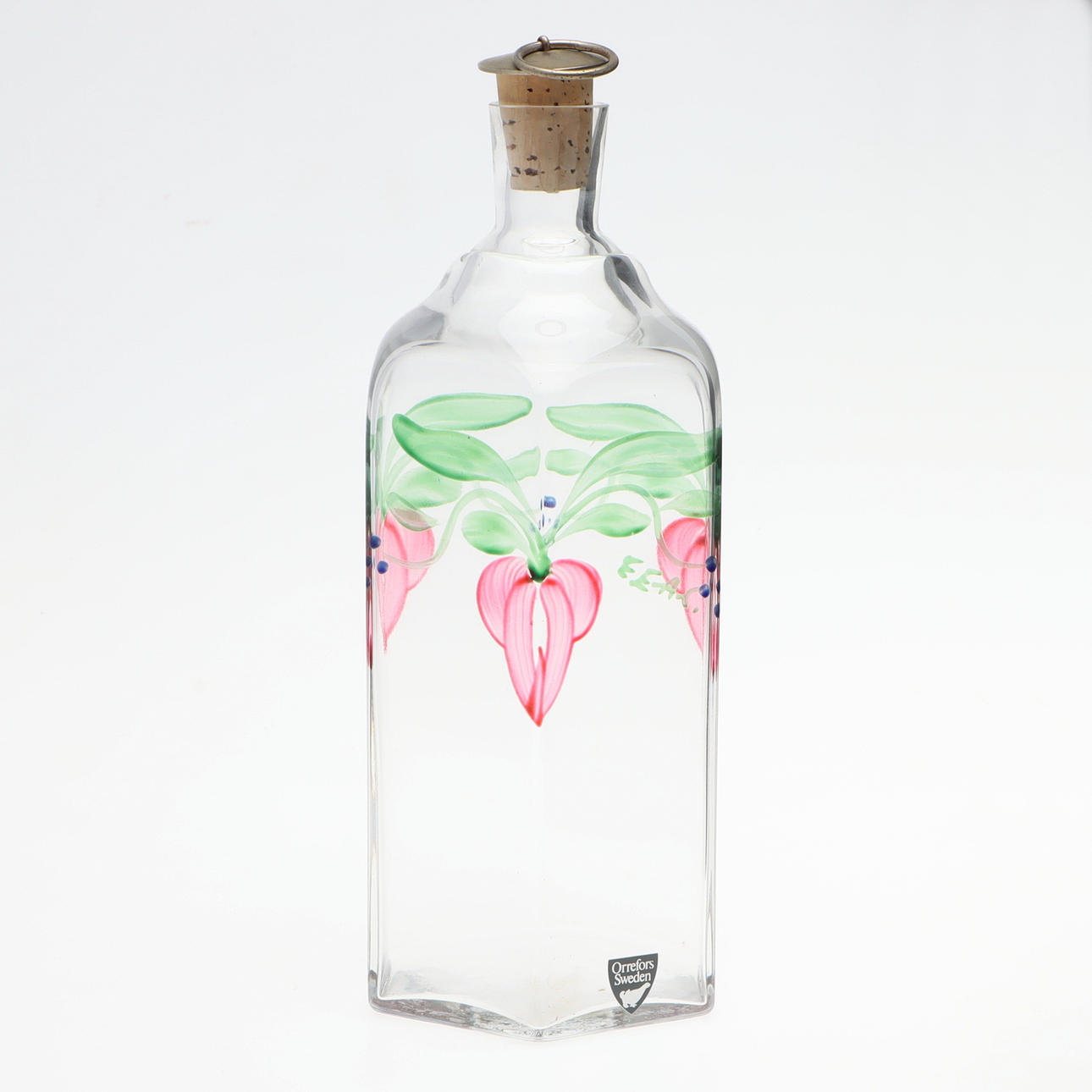 EVA ENGLUND. Bottle with cork, “Maja”, signed, Orrefors.