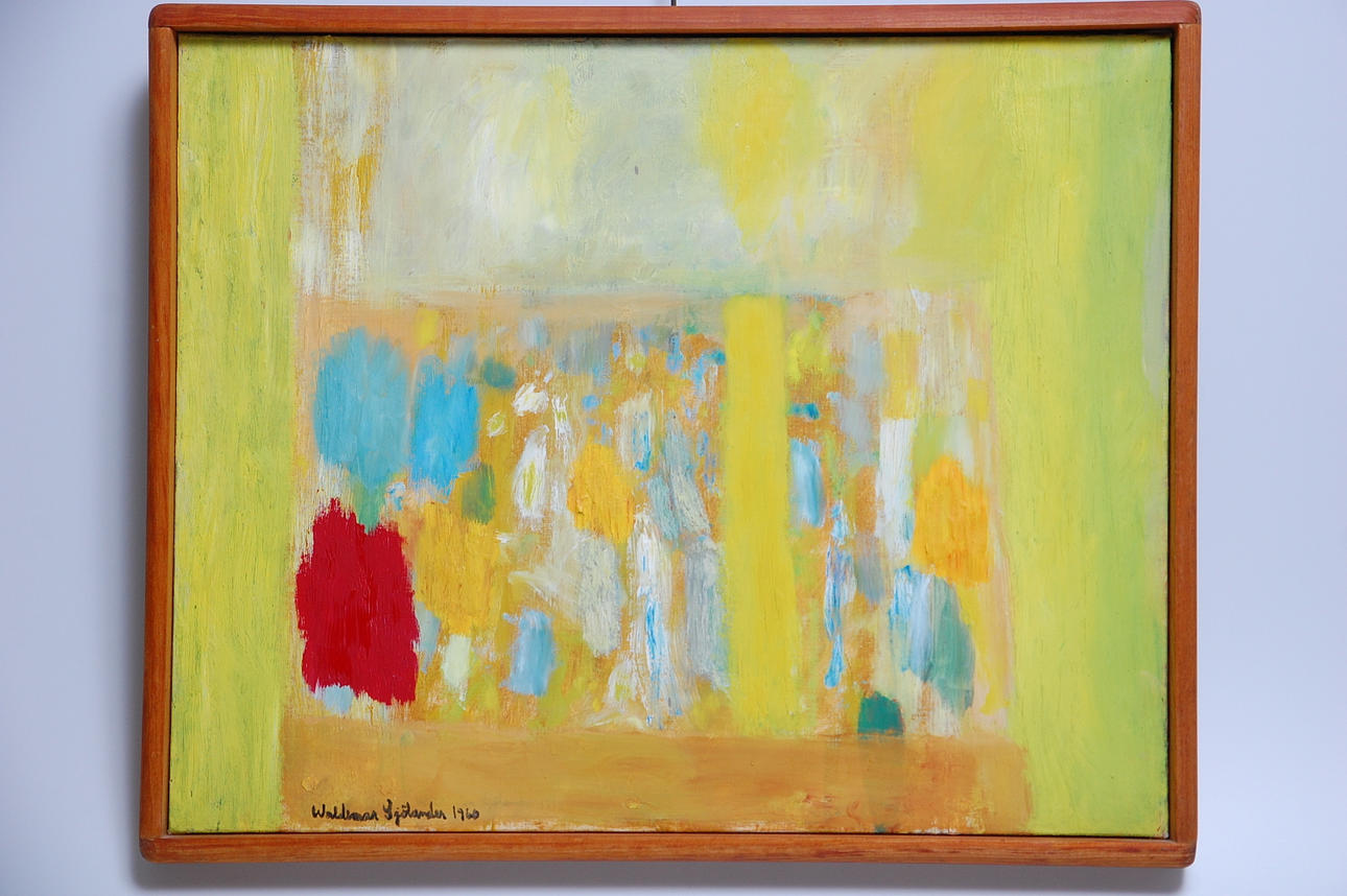 WALDEMAR SJÖLANDER. 1908-1988, olja på duk signerad.