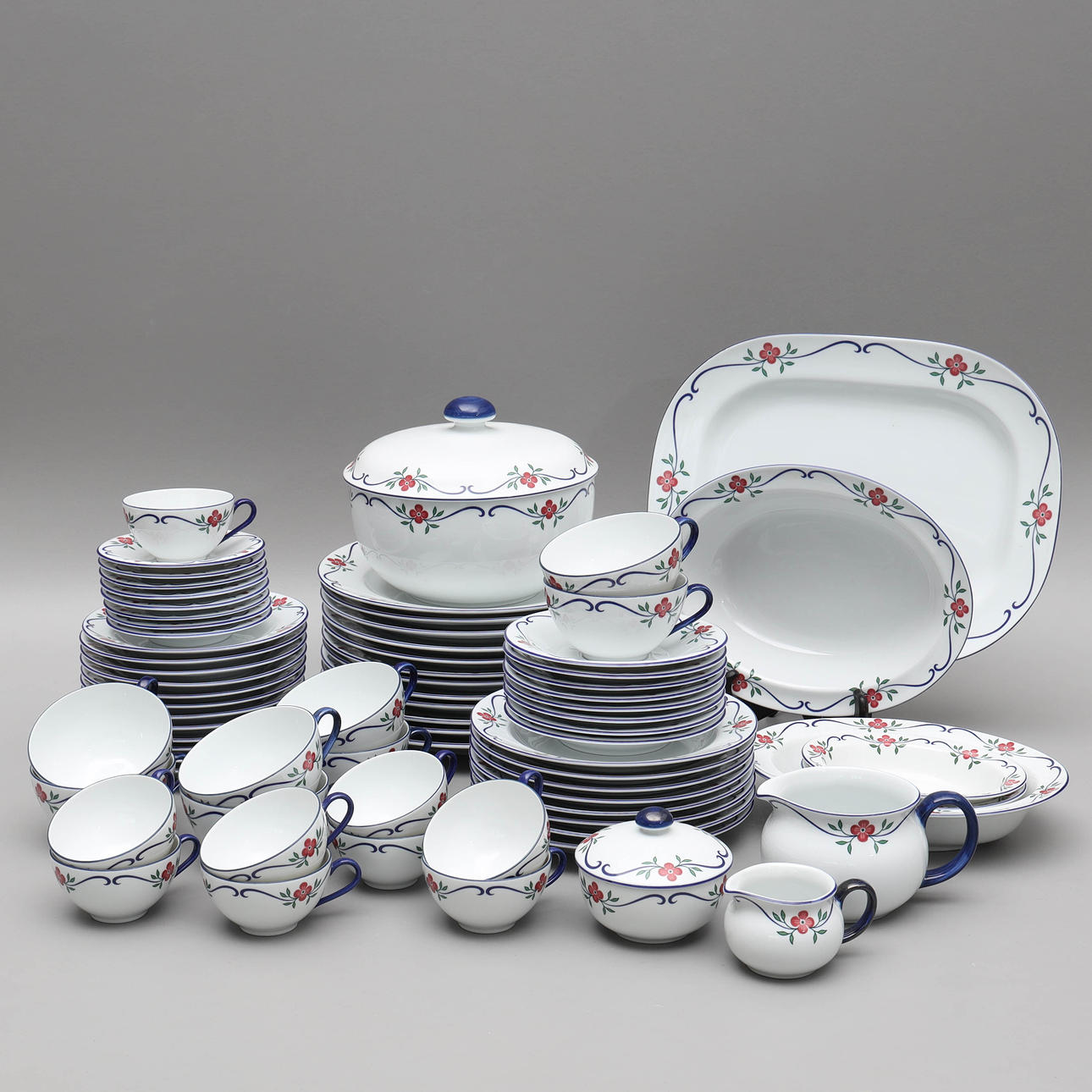 Pia Rönndahl, Rörstrand, sæt, 73 stk. „Sundborn“.