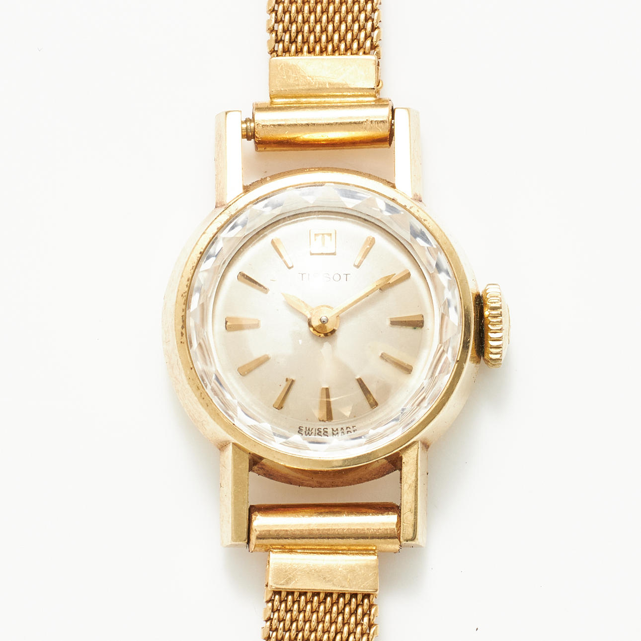 TISSOT, armbåndsur til kvinder, 18 k guld.