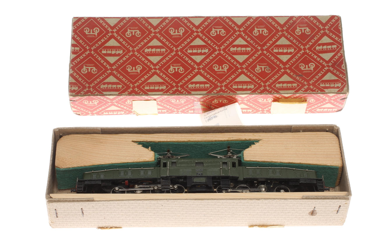 MÄRKLIN Krokodilen CCS 800 i Originalkartong. 1950-tal.
