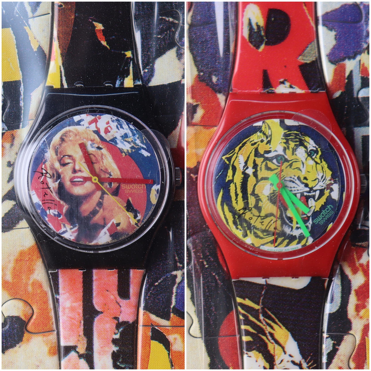 SWATCH, wristwatch, GZS04, “Rotella Special”, quartz, Marilyn 