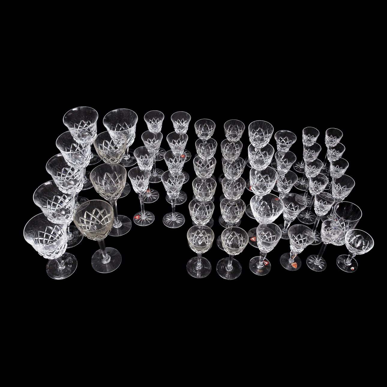 GLASSWARE, Karolina, Orrefors, total approx. 50 pieces.