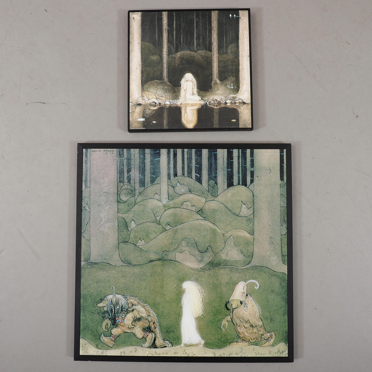 JOHN BAUER. Two prints, Poster Lounge, 21st century.