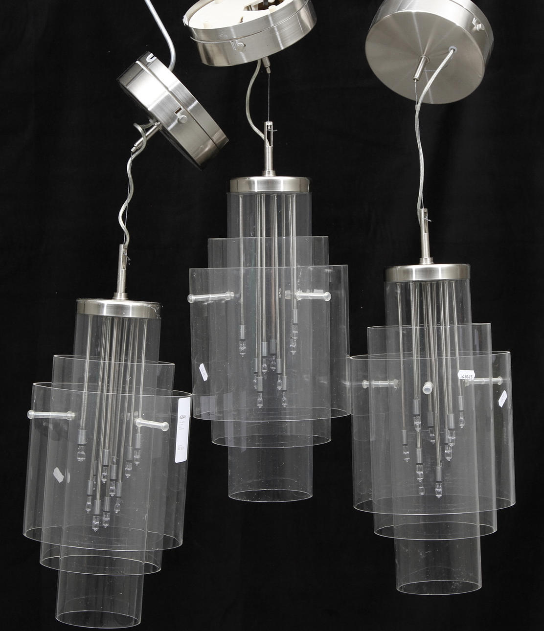 TAKLAMPOR, 3 st, modern design, 1900/2000 tal.