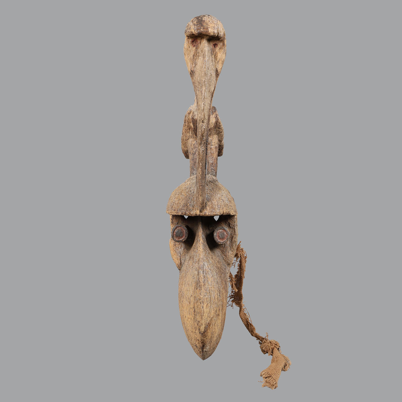 EINE GROSSE DAN KRAN SCHNABELMASKE, ELFENBEINKÜSTE ODER LIBERIA.